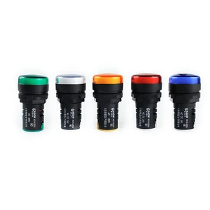 12V 24V 220V LED Power Indicator AD16-22DS Equipment Indicator Lights in Red Green Yellow Blue White Signal Light
