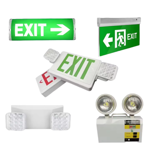 Factory Outlet Custom Colors 3.6W Fire Exit Light Box LED SMD with Li-ion Battery Plastic Maintained Operation