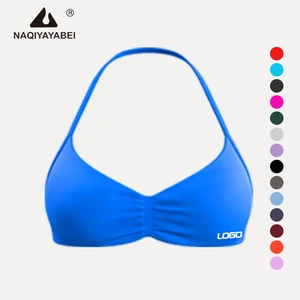 Women Seamless Impact Strappy Bra High Stretch Yoga Crop Top Fitness Gym Wear Ropa Deportiva Mujer