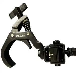 Factory Offer High Quality Stage Light Folding Hook Lighting Clamps with Safety Fuse for Hanging Lights