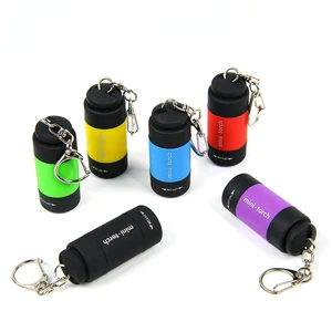 Custom Logo Multifunctional Portable Pocket Blacklight Keychain USB Rechargeable Mini Torch Light Promotional Gift Flashlight