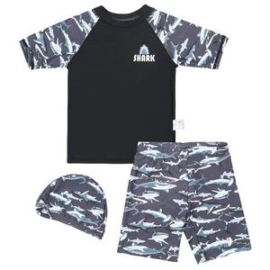 Xinye Children's Swimsuits, Swimwear, Soaking in Hot Springs, Sun protection Swimsuits, Boys' Camouflage Swimsuits