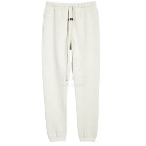 High Quality Lightweight Breathable Cotton Men's Casual Sweat Pants Custom Straight Pattern Mid Waist Street Jogging Bottoms