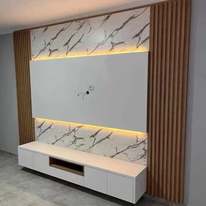 Luxury Wood Grain 160 Hollow Small High Great Wall Plate Convex Groove Grille Red Light Grill Net WPC Manufactured