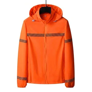 High Visibility Safety Jacket Reflective Workwear Ice Cooling Sun Protection Coat