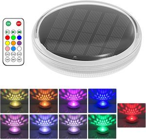 Outdoor Water Floating Lamps IP67 Waterproof Decoration Swimming Pool Colorful RGB Led Solar Pool Lights