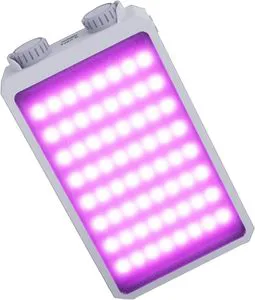 RGB Video Light, 25W Portable LED Camera Light, CRI 95+ 2500K~9000K 8000 Lumens RGB Mini Portable Light,