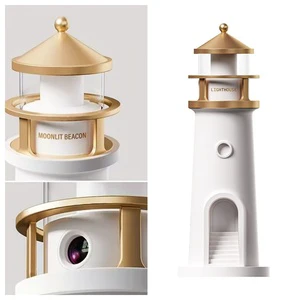 New Lighthouse Ambient Night Light Projection Light for Home Decoration Desk Lamp