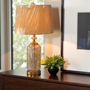 Elegant Simple Glass LED Table Lamp for Bedroom and Living Room Decoration