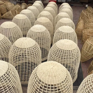 100% Natural Rattan Lamp Modern Style Bamboo Pendant Lamp Home Decor With the Best Price +84947900124