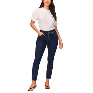 Women's Denim Jeans 100% Cotton Pencil Pants Loose Mid Casual Eco Friendly Breathable Quick Dry Plus Size Solid Sports