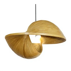 Dekor Asia Modern Bamboo Hanging Lamp Middle Size DIY Customizable Custom Color Easy Installation for Home Hotel Living Room