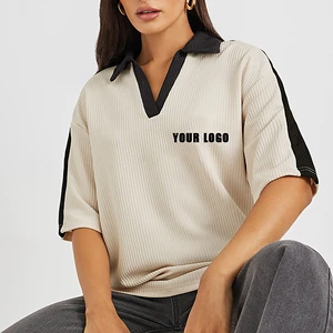 Wholesale Plus Size Vintage Summer Women's Oversized T-Shirt 100% Cotton Eco-Friendly Customized Print