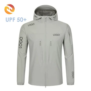 Custom Men Clothes Sun Protective Clothing Men's Jacket Sport Shirt Fishing Shirt Uv Jacket Spf Clothing