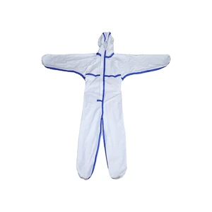 CE CAT III PPE Working Wear Uniform Safety Clothing Nonwoven Adult Antistatic Sterile Cleanroom Chemical Protective Coverall