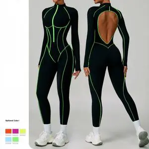 High Quality Customizable Sparkle Jogging Jumpsuits Sublimated Sports Bodysuits Playsuits by Custom Manufacturer-Shockproof
