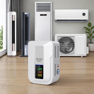 DEB Wall Mounted Single Phase SVC 1kva 2kva 3kva 5kva 8kva 10kva 15kva Home AVR 220V AC Automatic Voltage Regulator/Stabilizer