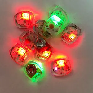 Top Selling LED Waterproof Vibration-sensitive Flash Light for Shoes Clothes Handbag with Red Green Blue Color