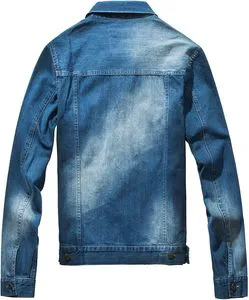 Best Selling Men's Stylish Denim Winter Jackets Premium Quality with Perfect Cutting Stand Collar Top Rated in Latest Style