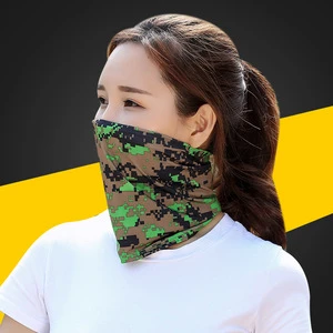 Fabric Neck Gaiter Protection Face Mask Reusable Multifunctional Headwear Face Cover for Outdoor Cycling