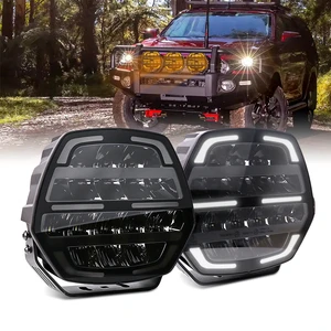 R06 120w/160w Led Work Light Automotive Auxiliary Lighting 9-30v White+DRL Flash Combo Lamp For Bumpers Roof For Jeep Truck