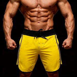 Mens Plus Size Custom Striped Gingham Print Beach Shorts Quick Dry Eco-Friendly Fitness Bodybuilding Swim Trunks for All Day