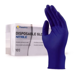 XINGYU Wholesale 100PCS/Box Nitrile Gloves Disposable Examination Housework Tattoo Food Inspection Nitrile Gloves Disposable