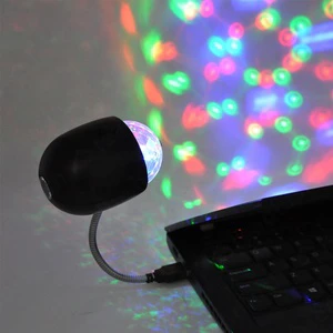 Custom Logo USB Vehicle Light Laser Stage Beam Lighting Starry Flashlight Home Night Disco Mobile Phone Accessories LeadLush KS
