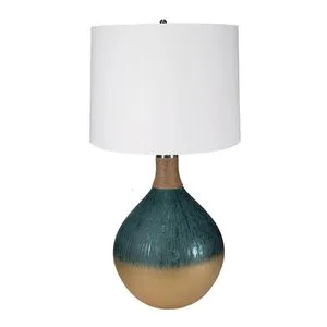 D16x28.5 Glass Table Lamp Elegant and Stylish Home Decor
