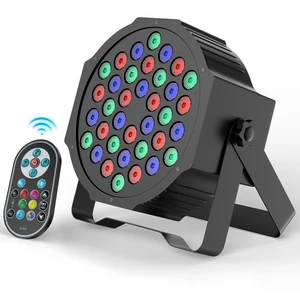 36 LEDs RGB PAR Light 36W Remote Controller Stage Lighting For Party Disco DJ KTV Stage Par Lights