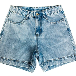 Women's Girl Blue High Wait Denim Jeans Shorts