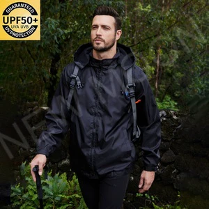 Outdoor Clothing Summer UPF50+ Transparent Sun protection Clothing Perspiration Lightweight Leather Mesh