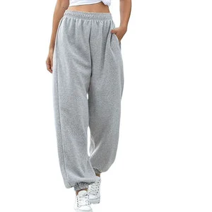 Womens Trendy Baggy Sweatpants Oversized Lounge Wear Casual Jogger Pants Relaxed Fit Bottoms Soft Streetwear Trousers