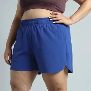 Women Elastic Waist Plus Size Gym Shorts Women Sports Fitness Quick Dry Shorts Women Yoga Exercise Beach Wear Shorts