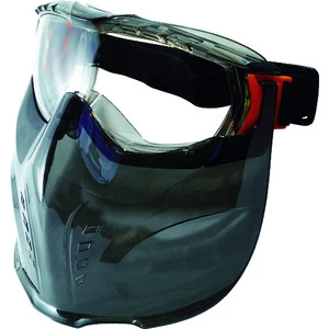 TRUSCO TSG-501TV Safety Goggles with Clear 2.0mm Thick Lens and Lens Exchange for Eye Protection