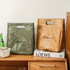 Hot Selling Waterproof And Insulated Soft Tyvek Refrigerated Bag Hot Food Bag Outdoor Lunch Bag DuPont Paper Material