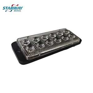 High Power Led DC12V Mini Suface Mount Lighthead Grille Strobe Warning Light LED Grille Lights
