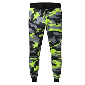 Wholesale Camouflage Jogger Pants Trendy Streetwear Comfortable Fit Elastic Waist Drawstring Casual Gym Sportswear Bottoms pant