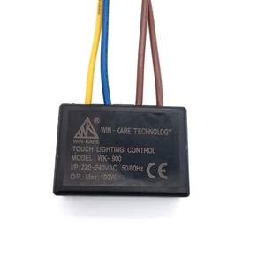 CE-certified European Standard Touch Dimmer 100W for Lighting Control in the Study Room