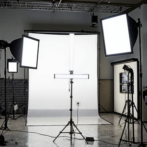 80W Bi-Color Portable LED Photographic Lighting 2 Pack Total CRI 95+ For Studio Makeup Artists Interviews And Photography