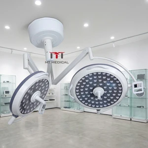 MT Medical Hospital Equipment Double Operating Room Light Veterinary Clinic Operating Shadowless Lamp Surgical Led Exam Light