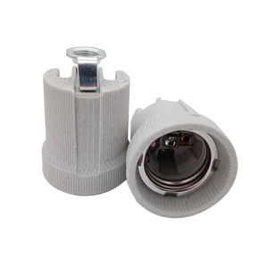 Ceramic Standard Medium Screw Socket E26 E27 Bulb Lamp Holder