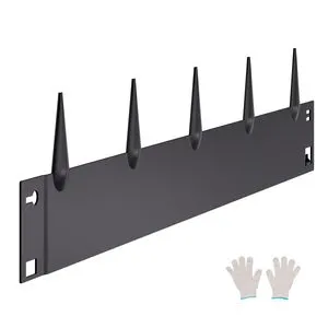 5 Packs Heavy-Duty Rust-Resistant Steel Black Garden Border 39 X 4 Bendable Metal Landscape Edging Safety Gloves