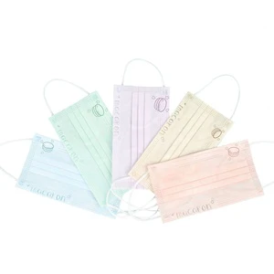 Disposable Face Mask Protective 3-Ply Breathable Comfortable Nose/ Suitable for Home and Office | Elastic Ear Loop