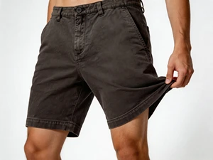 YILONG Men OEM Customized Logo Soft and Comfortable 4-way Stretch Jean Shorts
