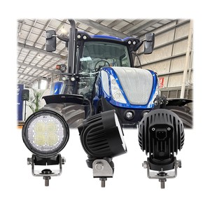 ECE R10 3 Inch Round 12V 24V 6000K Tractor LED Work Light For New Holland T7.300