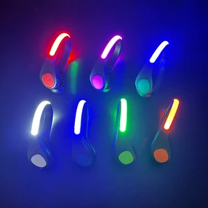 Factory Direct Outdoor Flashlight Cycling Night Running Safety Led Shoe Clip Light Waterproof Warning Sports Running Light