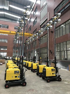 LED Portable Manual Light Tower