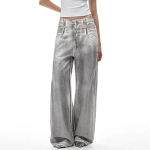 Oversize denim jeans for men plus size casual wear comfortable fashion ultimate trousers wholesale bulk jeans production