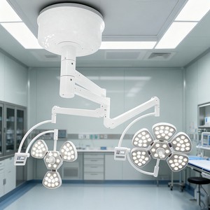 A Professional Surgical Lighting Device LED5+3 Surgical Shadowless Lamp Used for Emergency Room Surgical Lighting Equipment